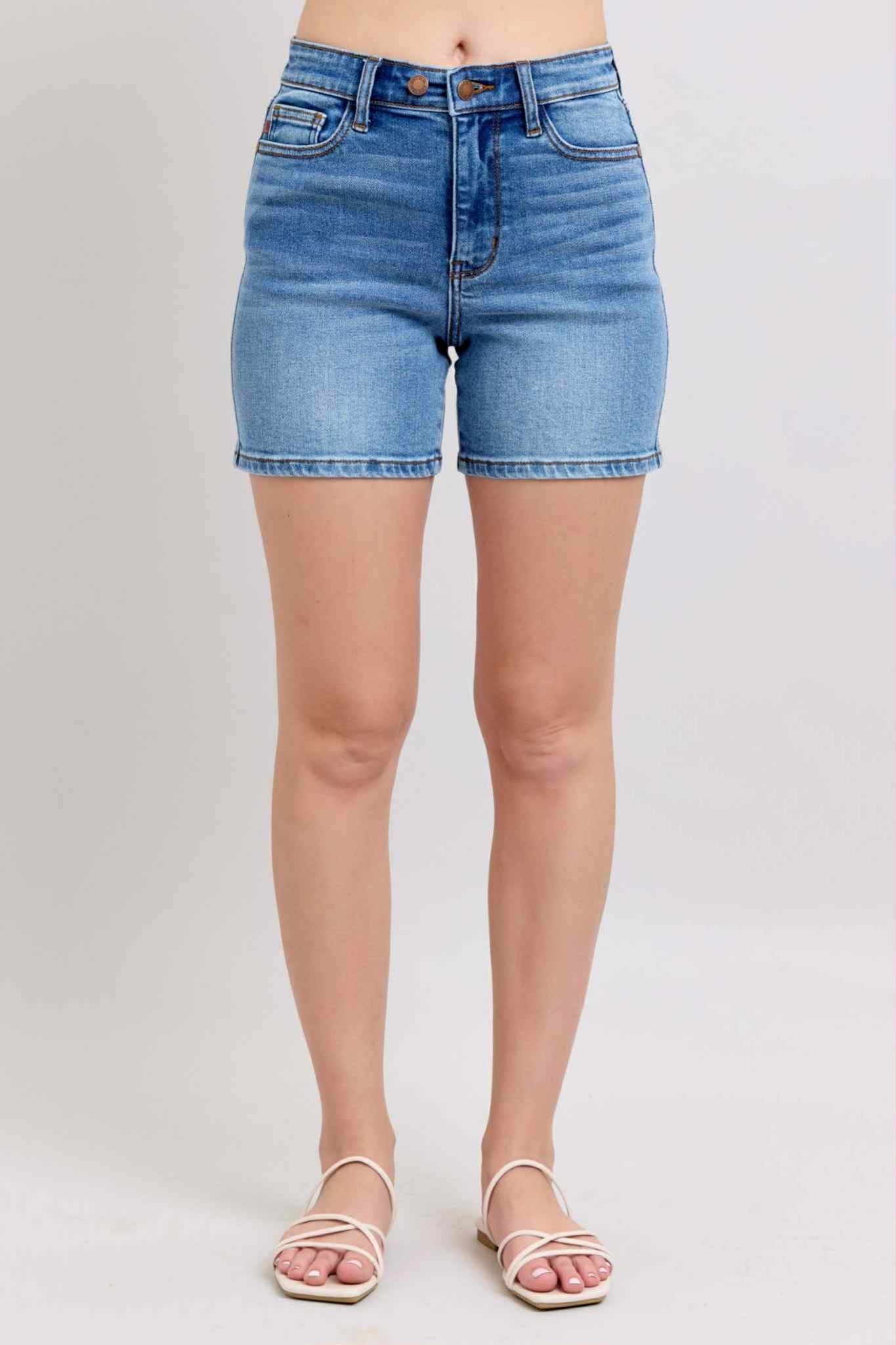 Good Vibes Denim Shorts