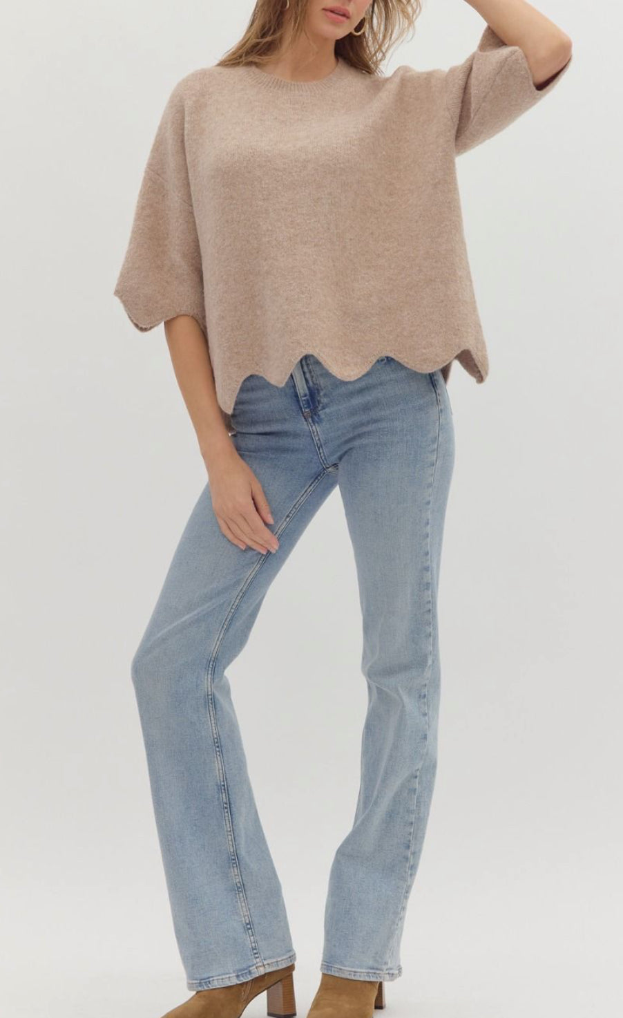 Waverly Scallop Sweater