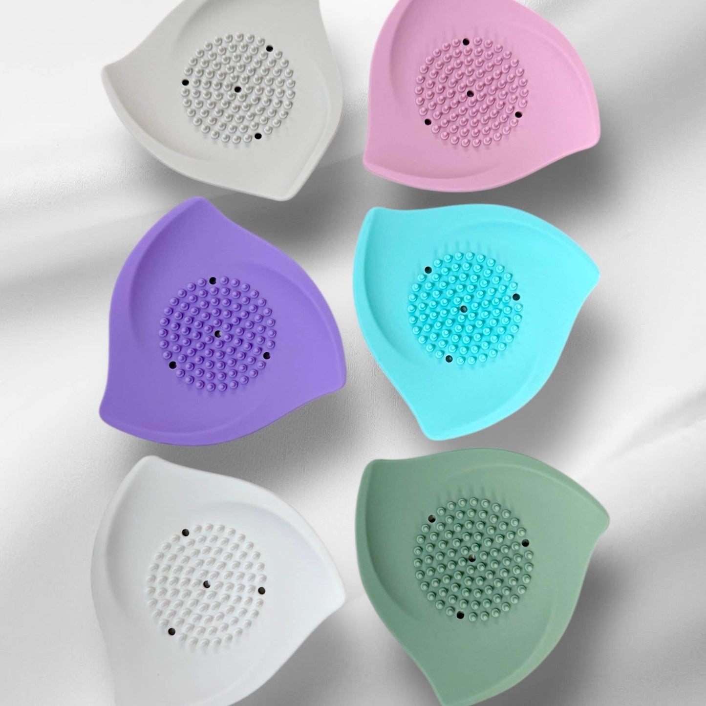 Shower Steamer Tray - Silicone : Mint blue