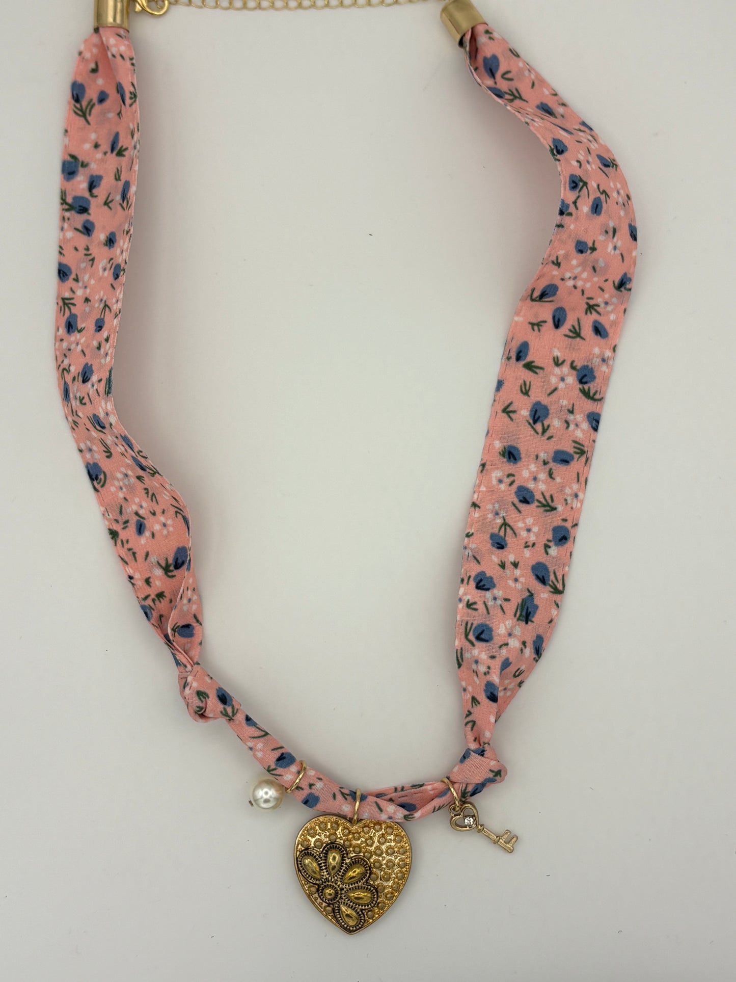 Vintage Vine Scarf Necklace