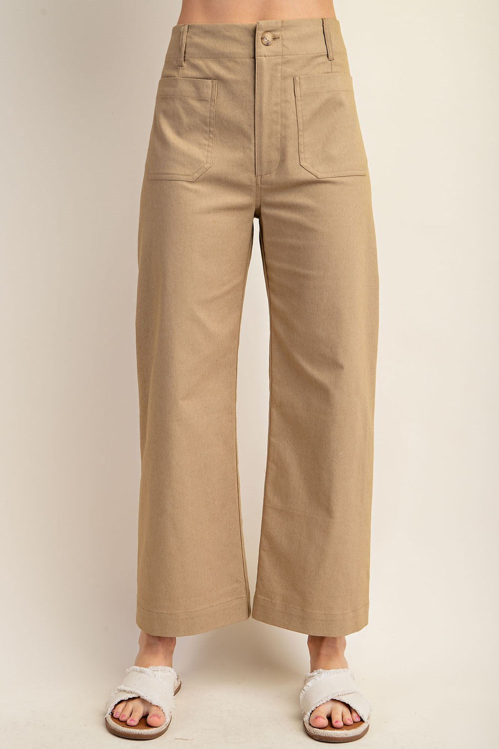 Coastal Khaki Sailor Pants