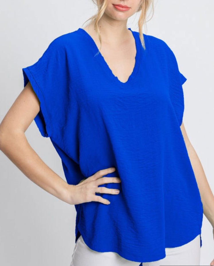 Bold in Blue Top