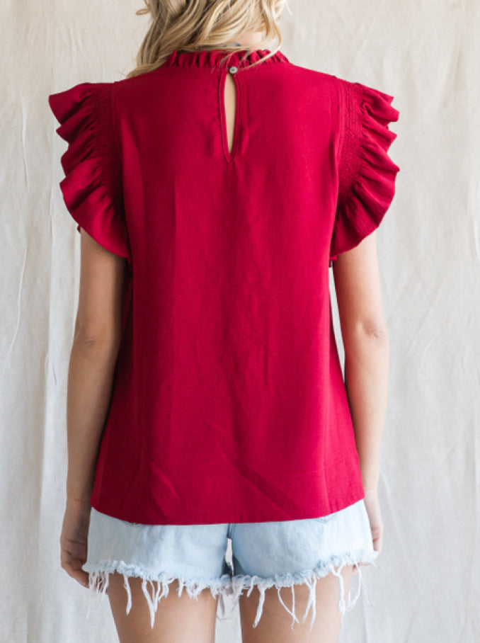 Ruffled Radiance Top