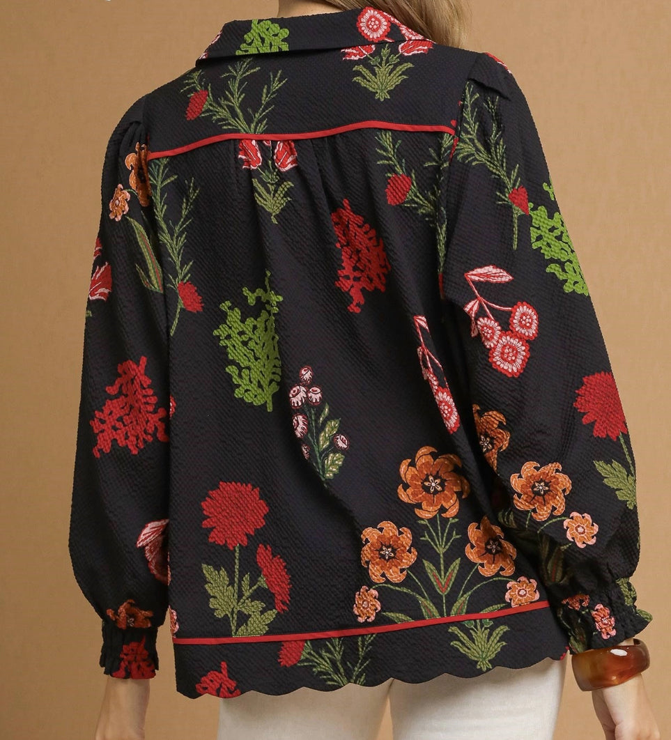 Midnight Garden Top