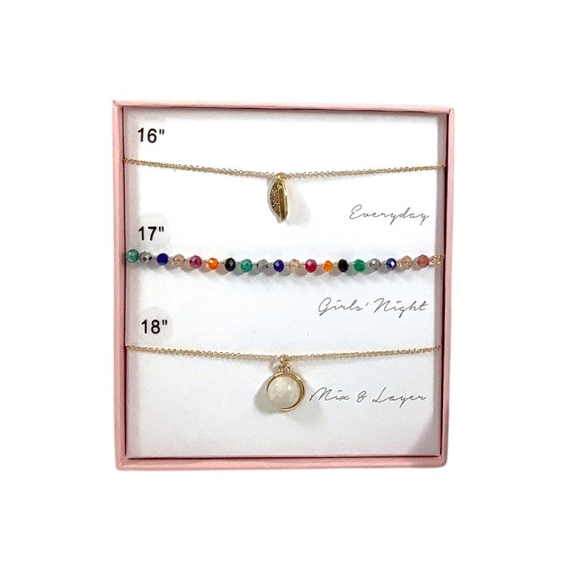 Layered Love Necklace Trio