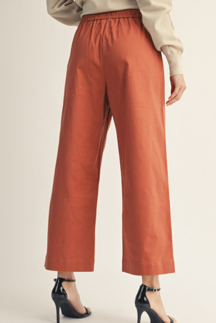 Terra Cotta Tide Sailor Pants