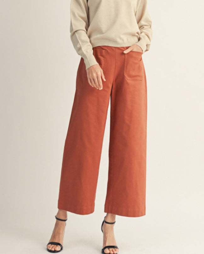Terra Cotta Tide Sailor Pants