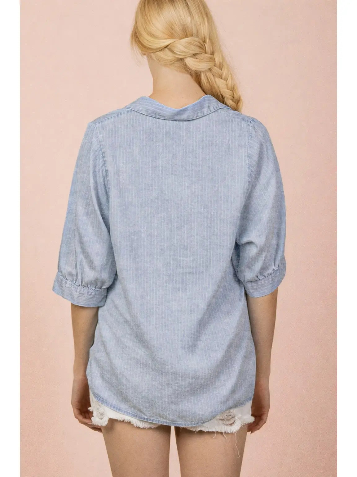 Laid Back Button Up Top