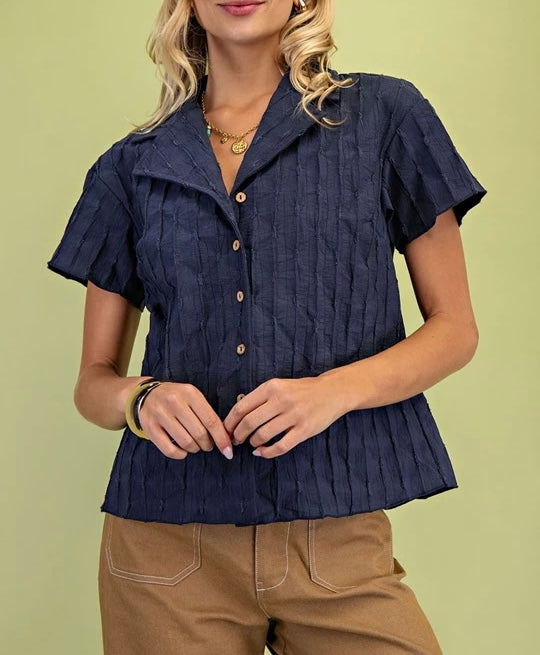 Navy & Nice Top