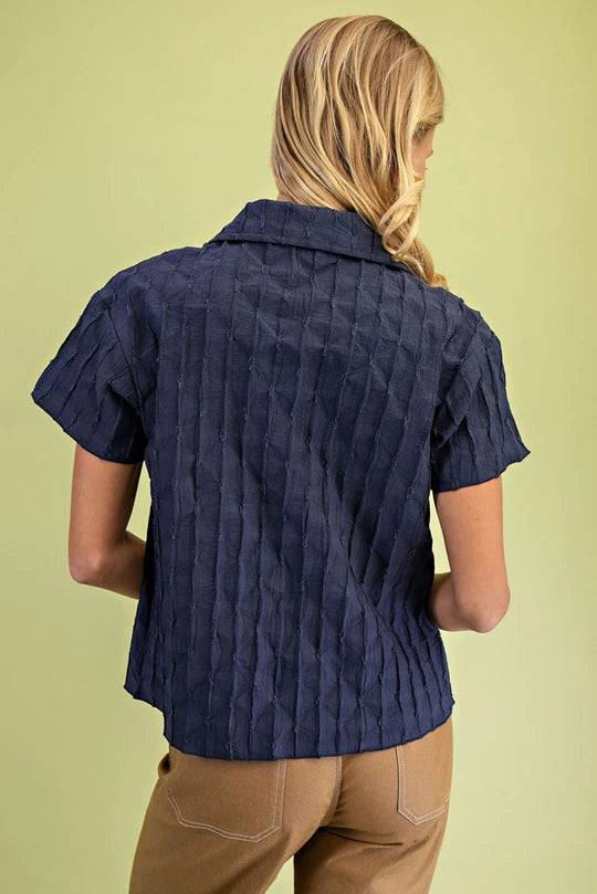 Navy & Nice Top