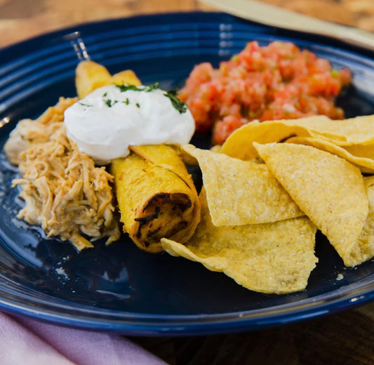 Crockstar Crisp Chicken Taquitos