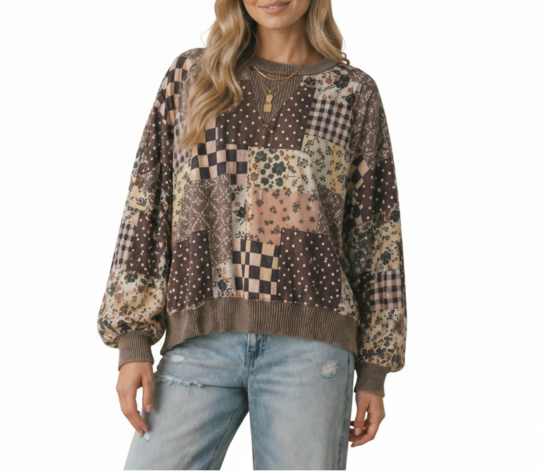 Patchwork Party Top