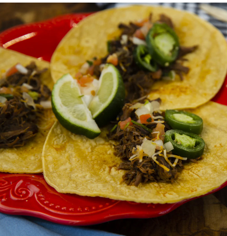 Crockstar Shredded Beef Tacos