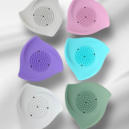 Shower Steamer Tray - Silicone : Mint blue