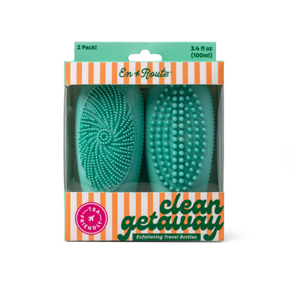 En Route Clean Getaway All-In-One Scrub Bottles