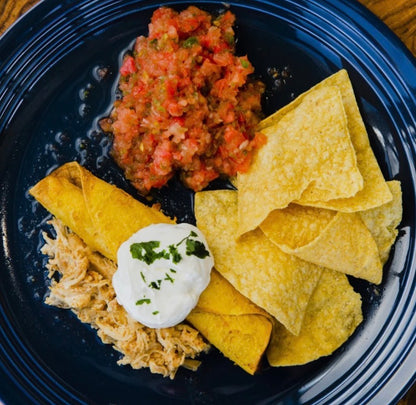 Crockstar Crisp Chicken Taquitos