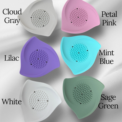Shower Steamer Tray - Silicone : Mint blue