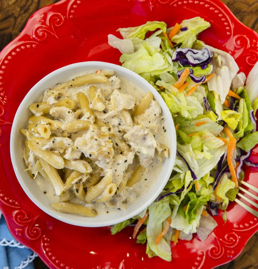 Crockstar Tuscan Chicken Pasta