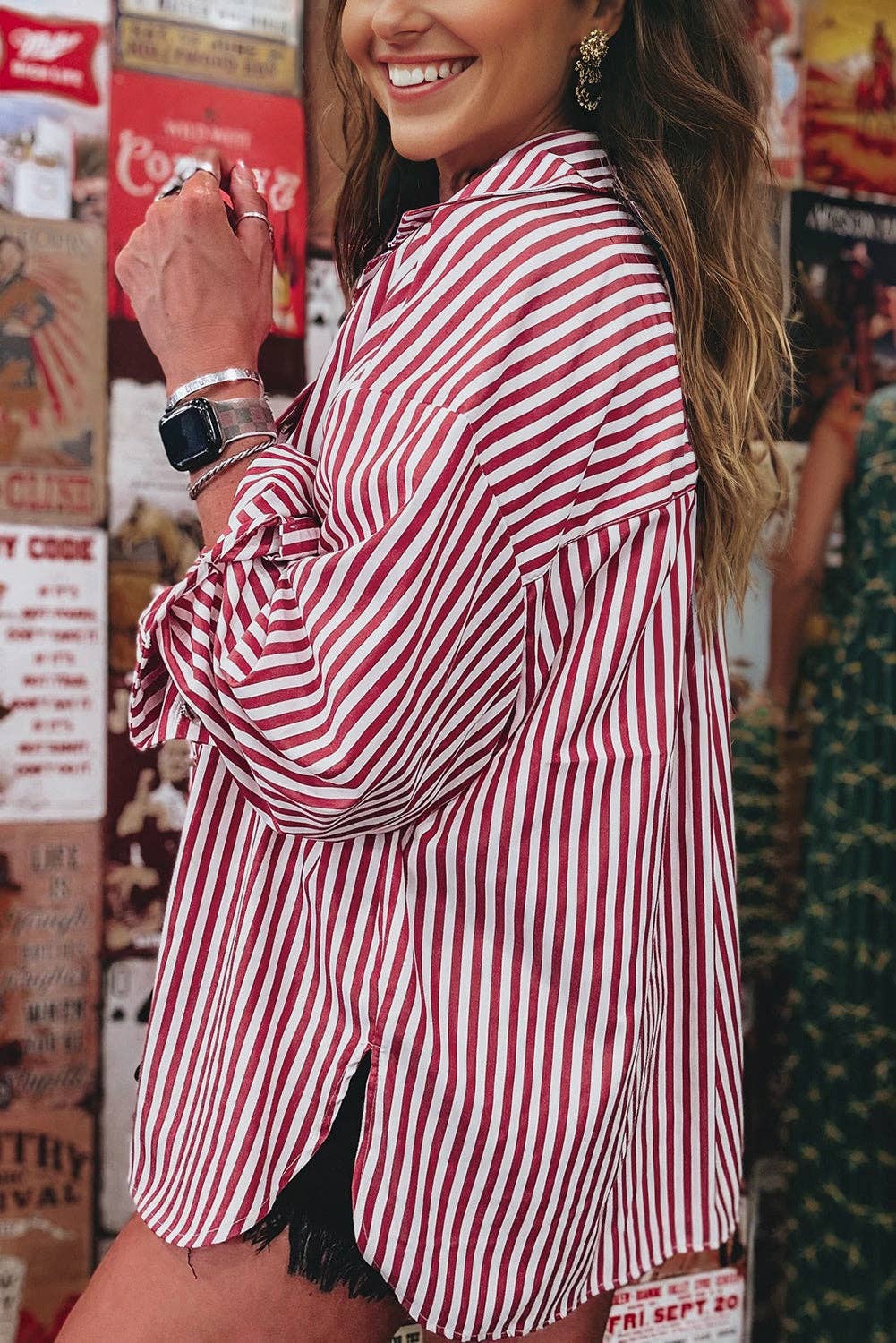 Main Street Stripe Top