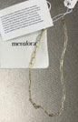 Piper Paperclip Meralora Necklace
