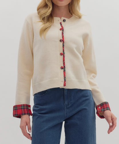 Plaid About You Cardigan