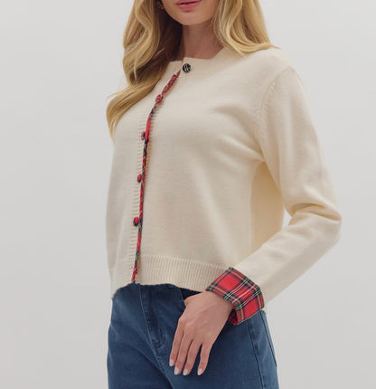 Plaid About You Cardigan