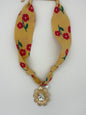 Golden Meadow Scarf Necklace