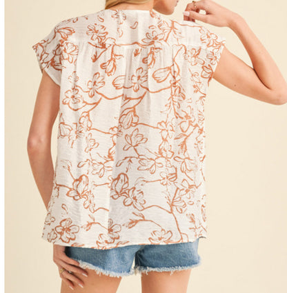 Café Petals Top