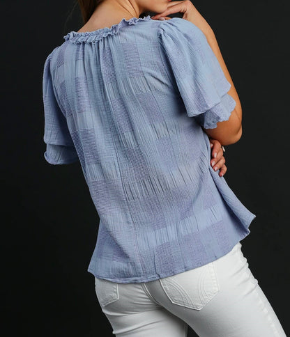 Pretty in Periwinkle Top