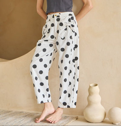 Bow Belle Barrel Pants