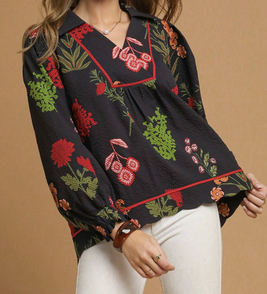 Midnight Garden Top