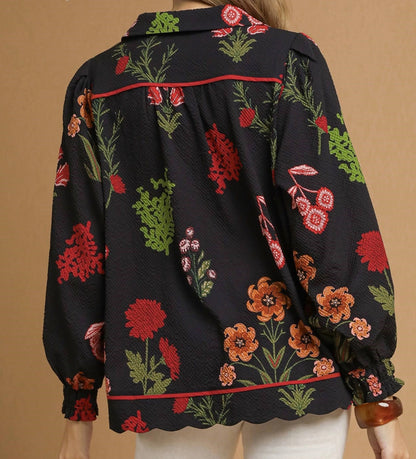 Midnight Garden Top