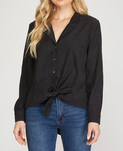 Simply Solid Tie Top