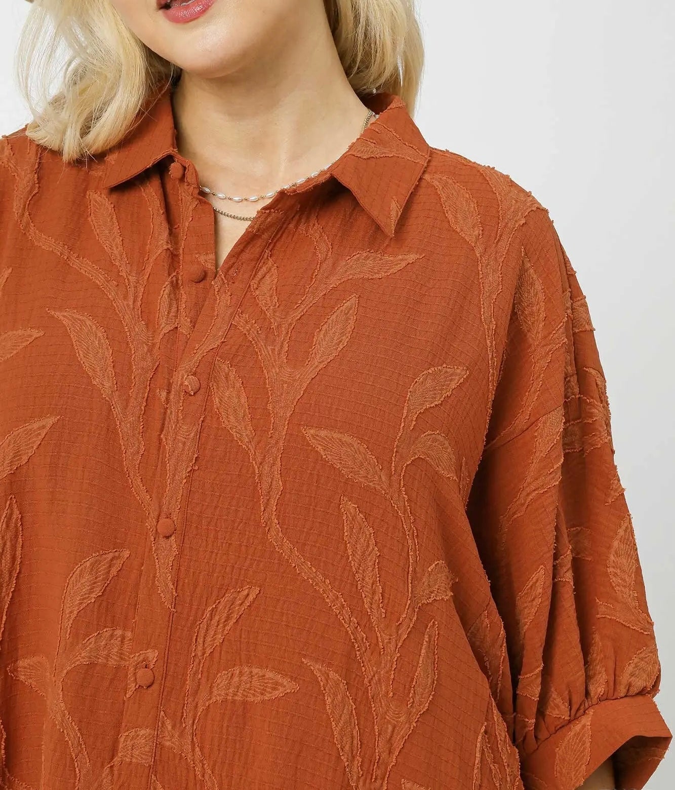 Terra Bloom Textured Top