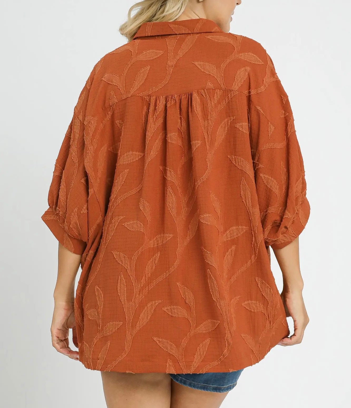 Terra Bloom Textured Top
