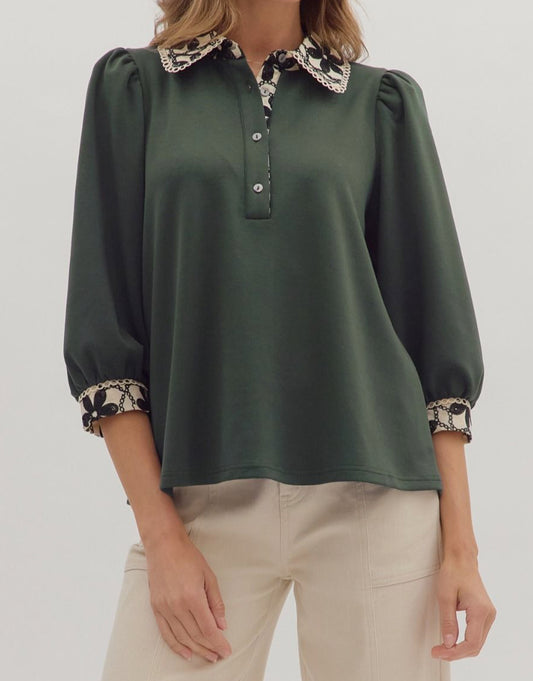 Evergreen Blossom Top