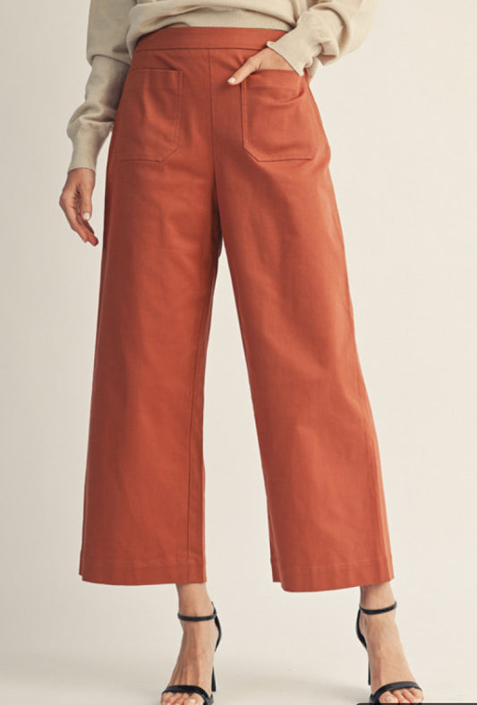 Terra Cotta Tide Sailor Pants