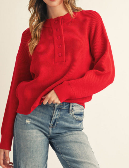 Cardinal Knit Sweater