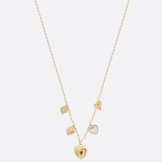 Pearl Promise Heart Necklace