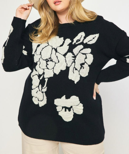 Vintage Petal Sweater