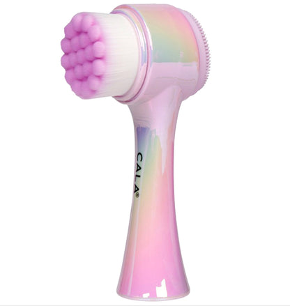 Iridescent Lavender Dual Action Facial Cleansing Brush