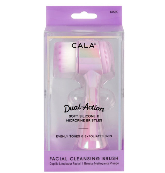 Iridescent Lavender Dual Action Facial Cleansing Brush