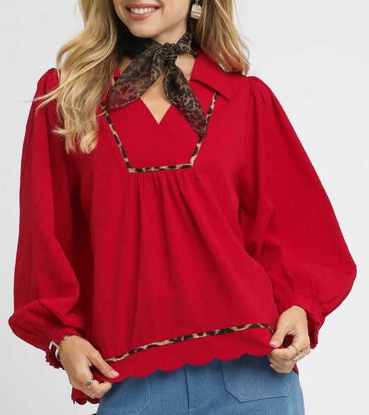 Red Reign Top