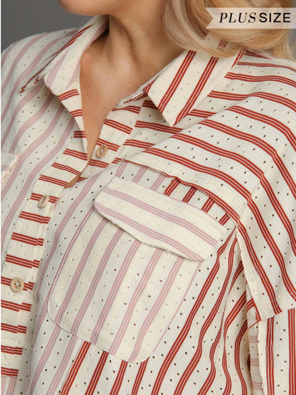 Heritage Striped Patchwork Top