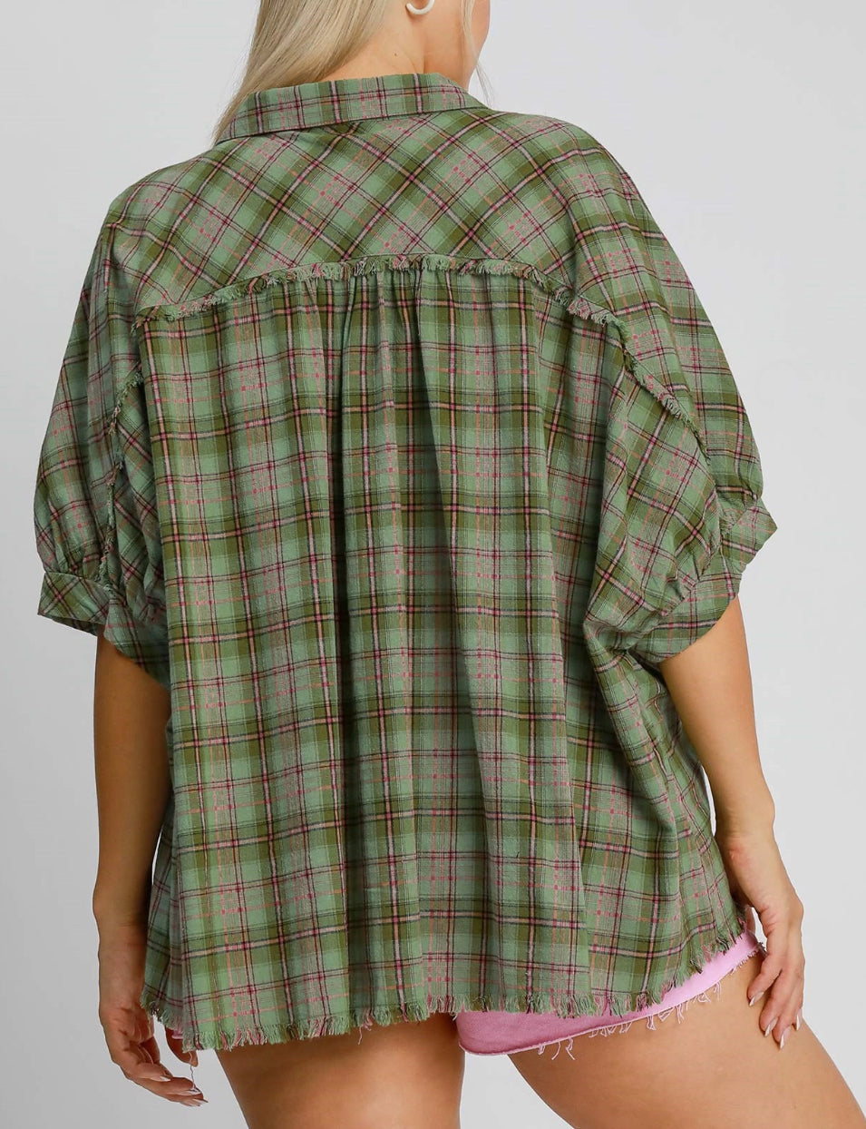 Pinebrook Plaid Plus Top