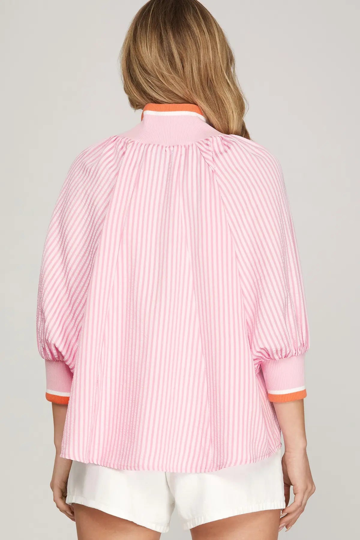 Pink Current Pullover