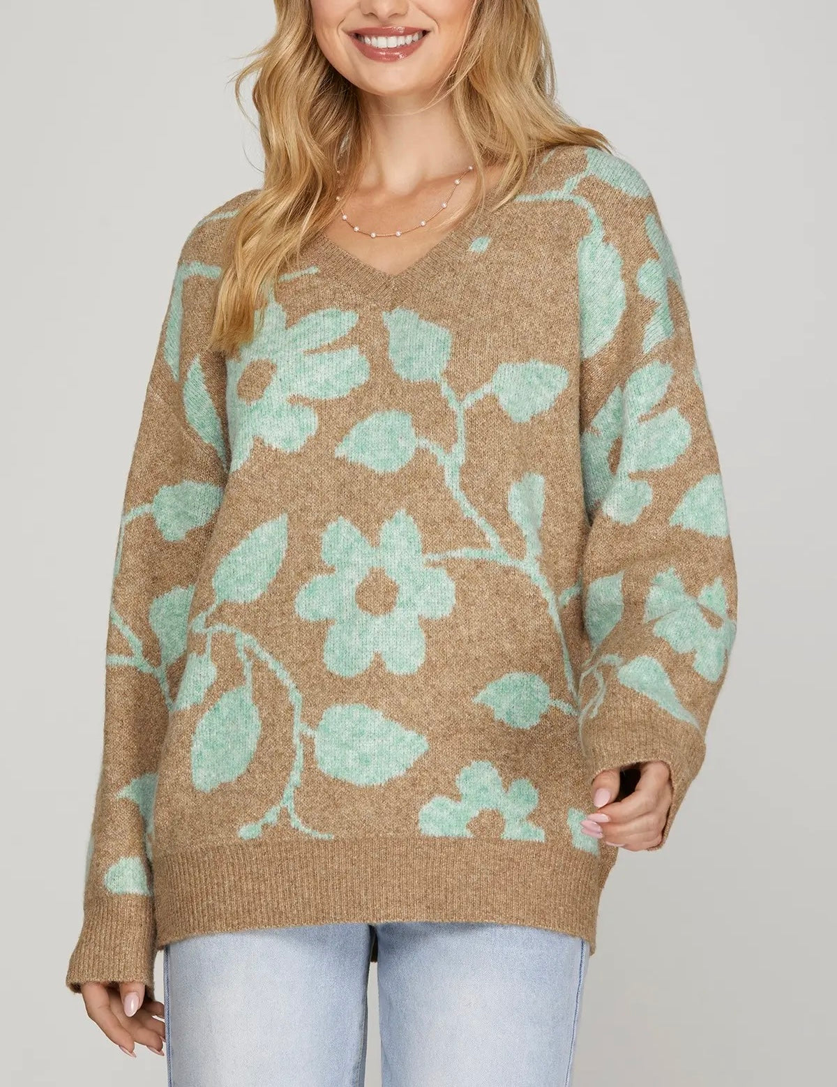 Mint to Be Mocha Sweater