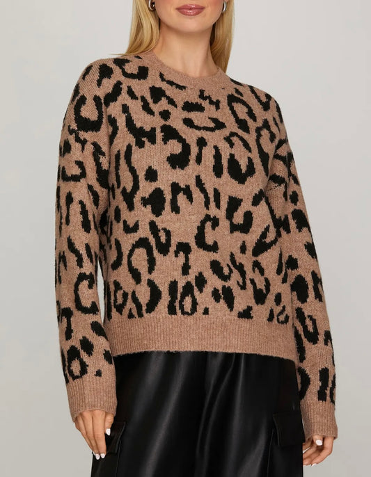 Uptown Leopard Sweater