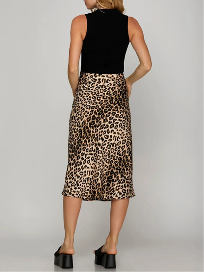 Main Character Leopard Skirt