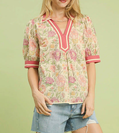 Petals & Punch Top